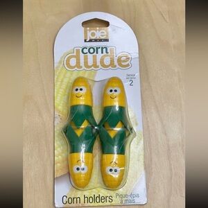 Joie Corn Star Interlocking Corn on the Cob Holders 2 pairs ( 4 corn picks)